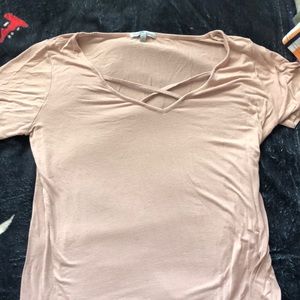 peach small shirt